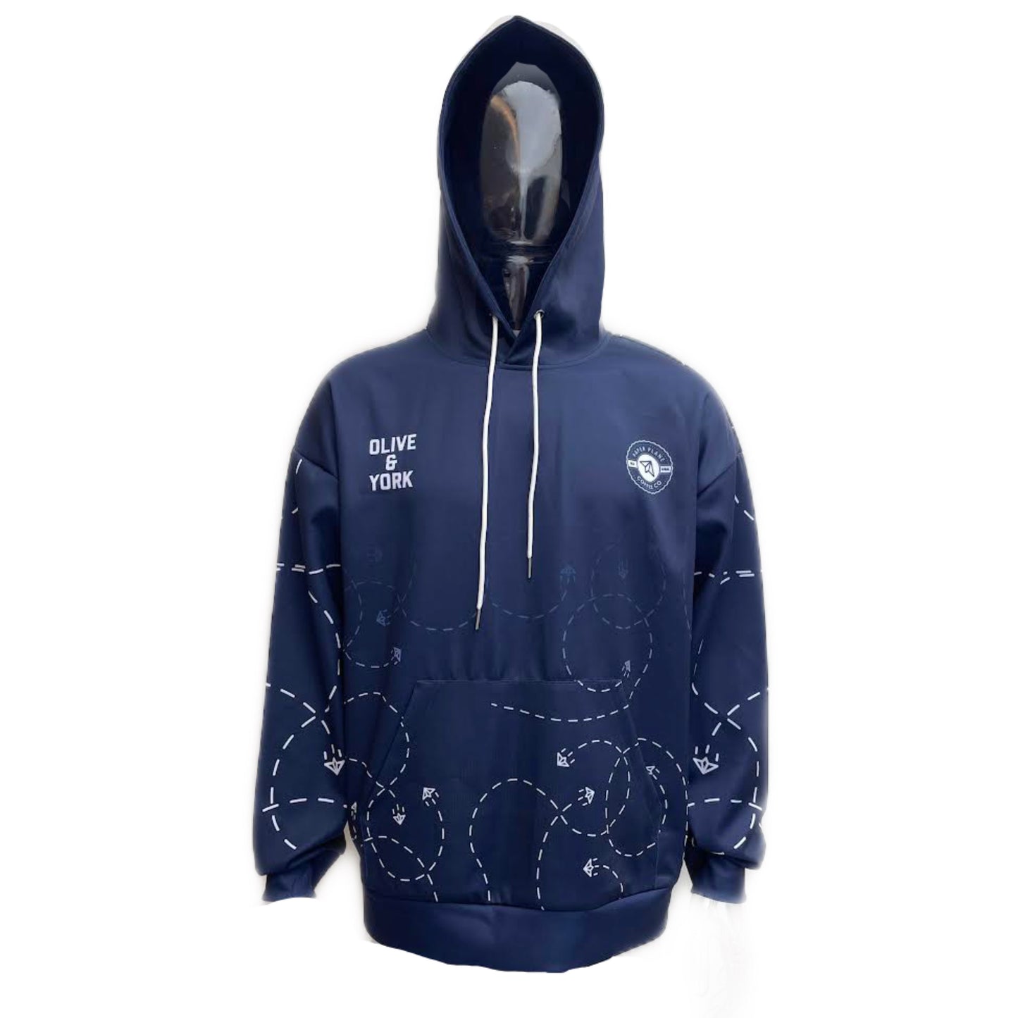 Paper Plane x Olive & York athletic hoodie