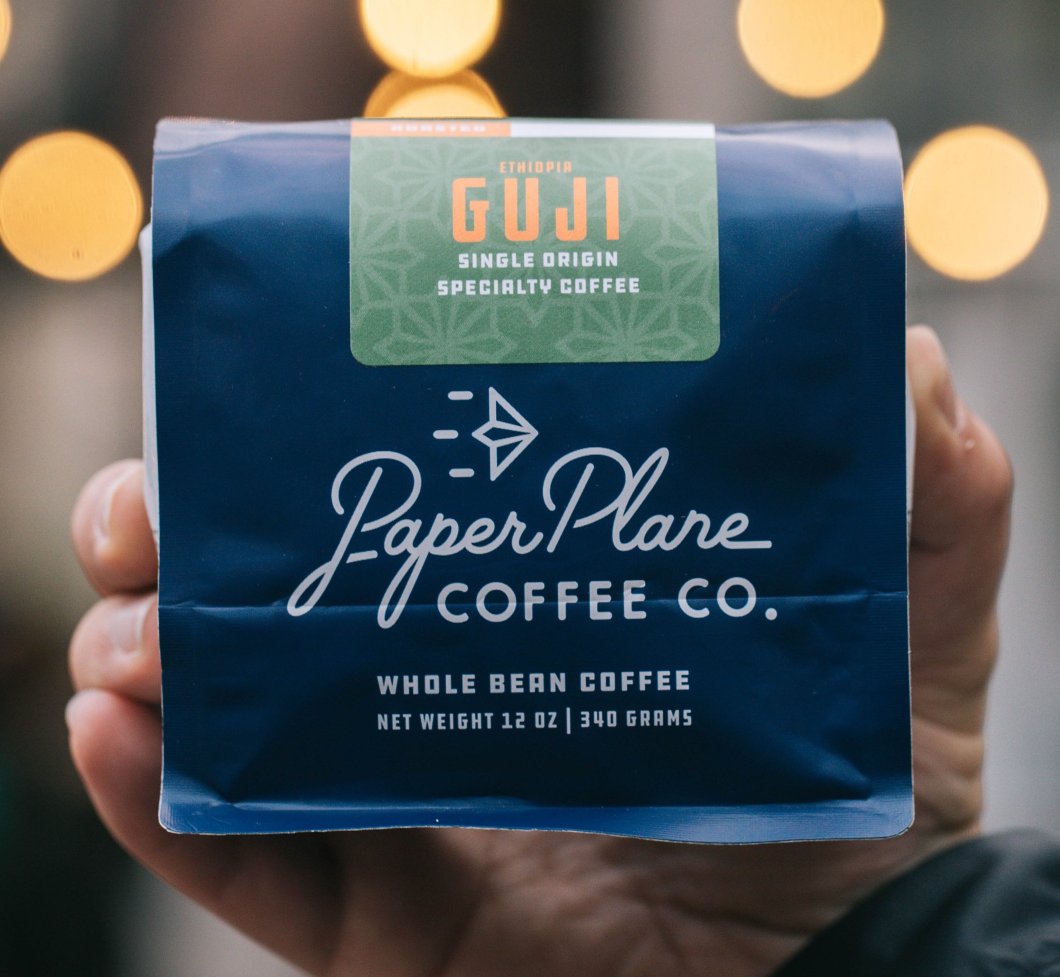 GUJI SHAKISO, NATURAL ETHIOPIAN Paper Plane Coffee Co.